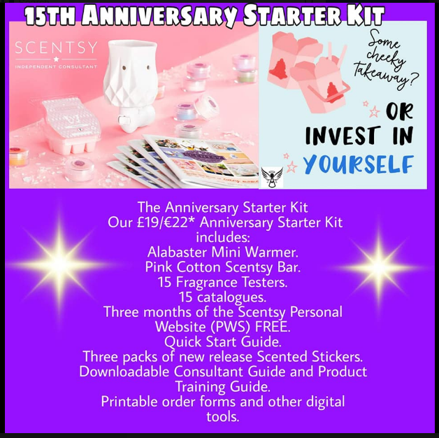 Sell Scentsy Starter Kit only £19 this month! Join Scentsy