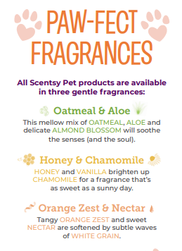 SCENTSY PETS FRAGRANCES