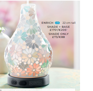 ENRICH SCENTSY DIFFUSER WICK FREE SCENTED CANDLES