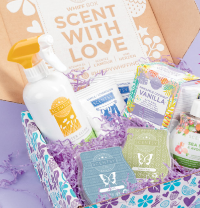 SCENTSY WHIFF BOX SCENT WITH LOVE WICK FREE SCENTED CANDLES