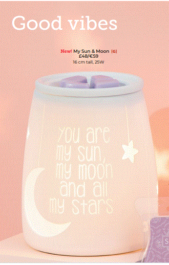 My Sun & Moon Scentsy Warmer wick free scented candles