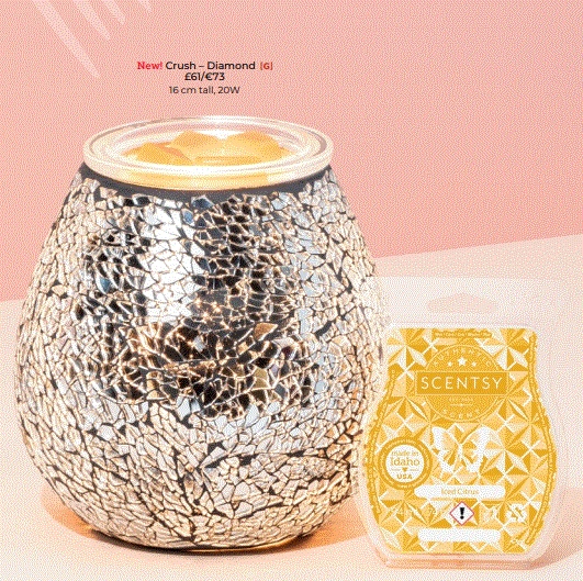 Crush Diamond Scentsy Warmer Wick Free Scented Candles