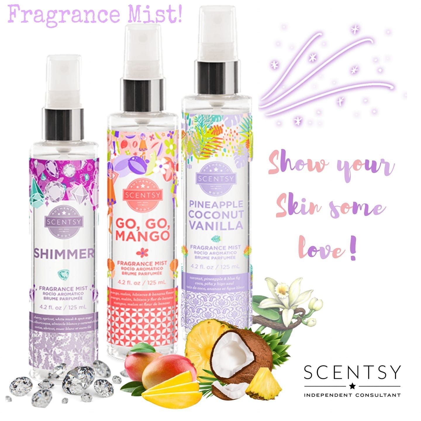 Shimmer Fragrance Mist  scentsy
