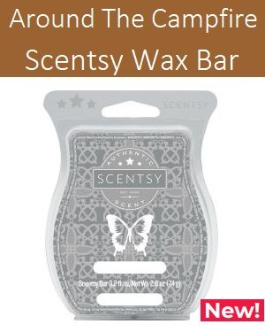 Around the Campfire Scentsy Bar wick free scented candles