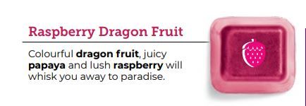 Raspberry Dragon Fruit Scentsy Bar wick free scented candles