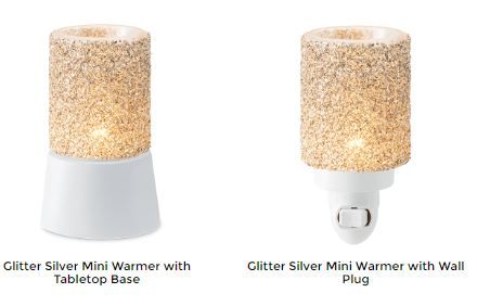 Silver Glitter Mini Warmer Scentsy 