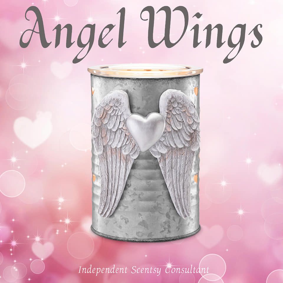 angel wings scentsy warmer wick free scented candles