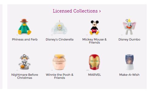 licensed collections scentsy