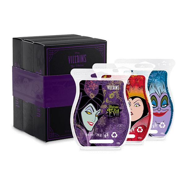 Disney Villains Scentsy wax collection