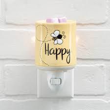 Bee Happy Scentsy Mini Warmer with Wall Plug