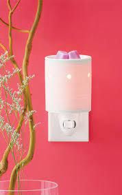 Etched Core Mini Scentsy Warmer with Wall Plug