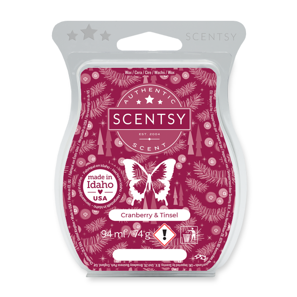 Cranberry & Tinsel Scentsy Bar