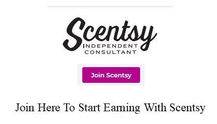 join here to start earning with scentsy - wick free scented candles