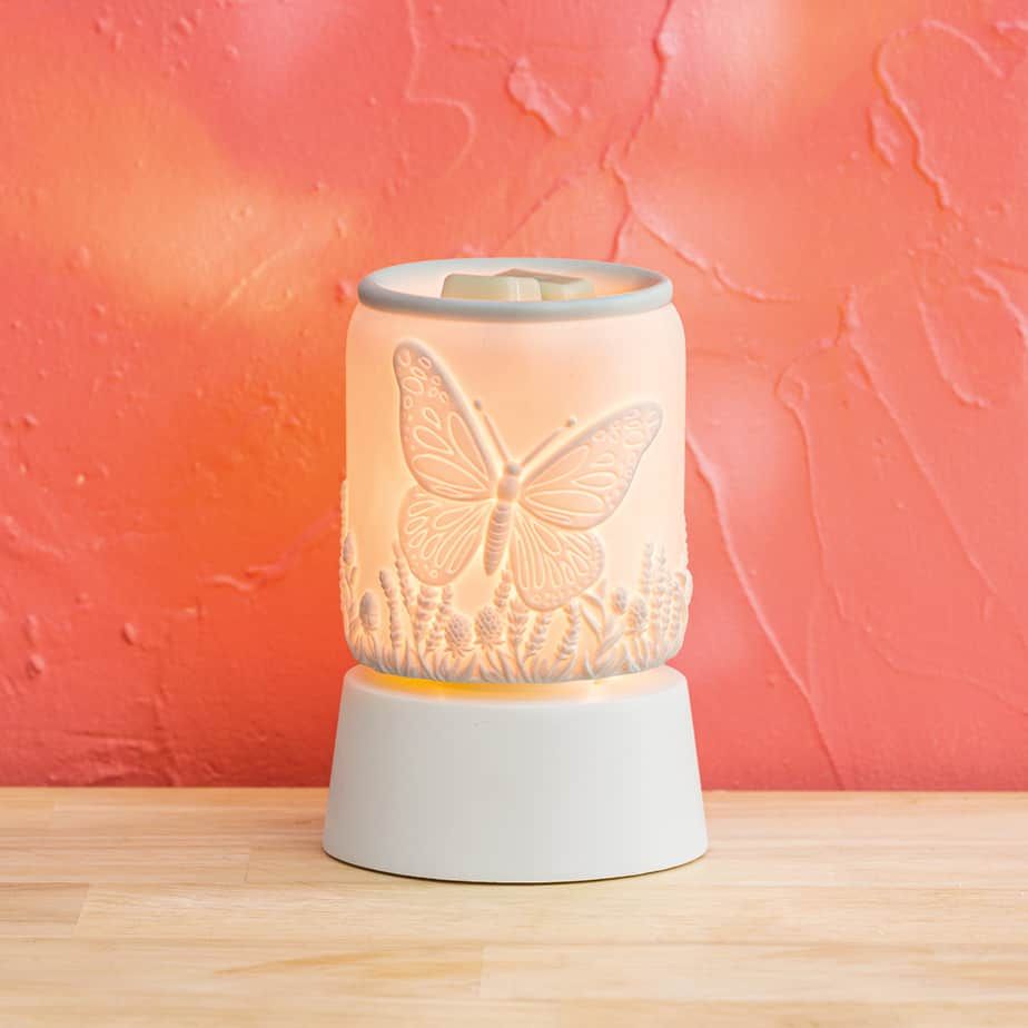 Butterfly Season Scentsy Mini Warmer with table top base