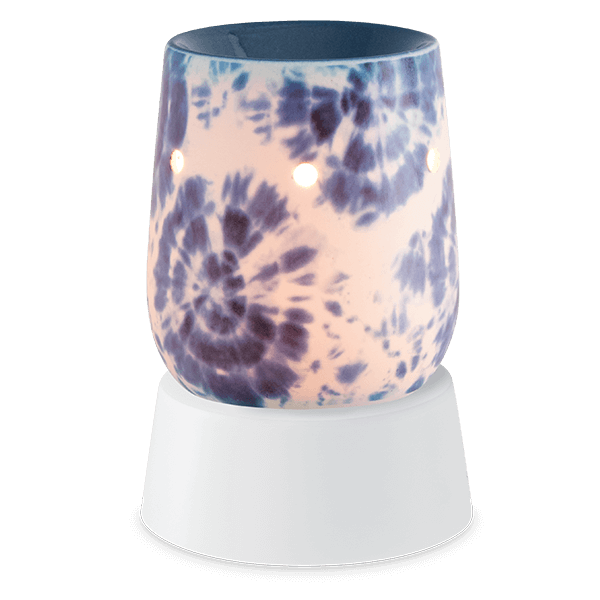 Tie Dye Scentsy Mini Warmer with table top base