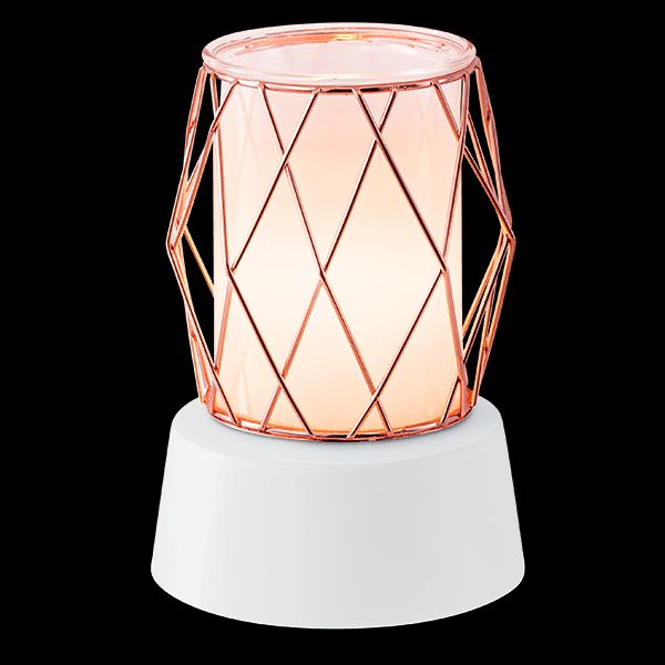 Wire you blushing Scentsy Mini Warmer with table top base