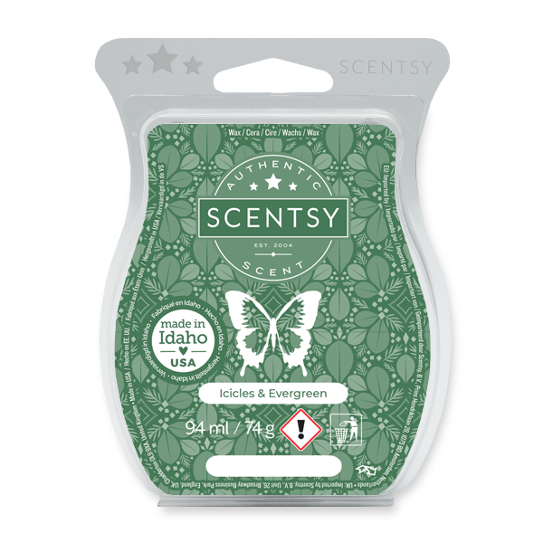 Icicles & Evergreen Scentsy Wax Bar