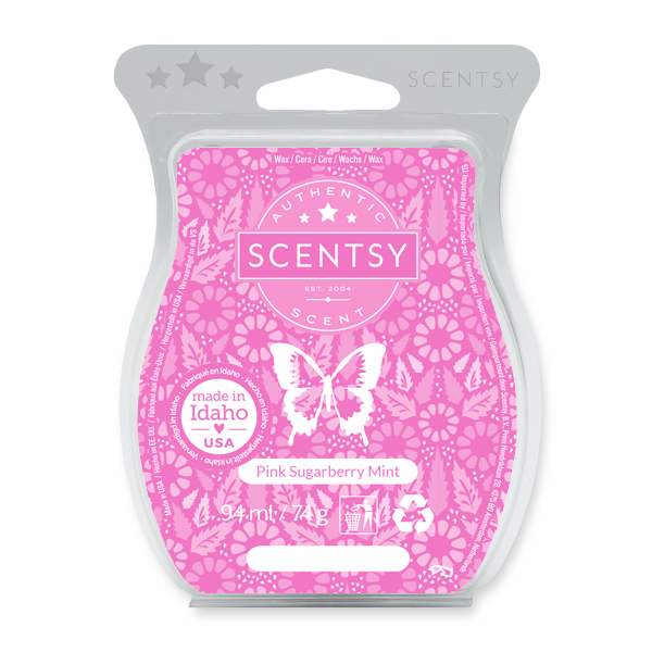 Pink Sugarberry Mint Scentsy Wax Bar