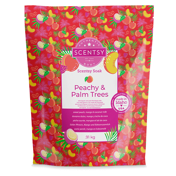 Peachy & Palm Trees Scentsy Soak