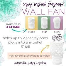 scentsy wall fan wick free scented candles holiday home