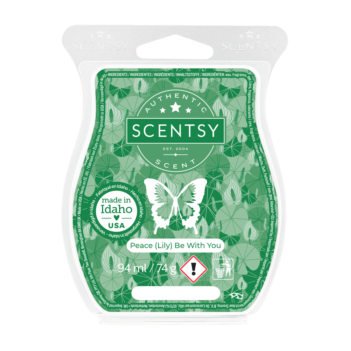 Peace Lily Be With You Scentsy Bar