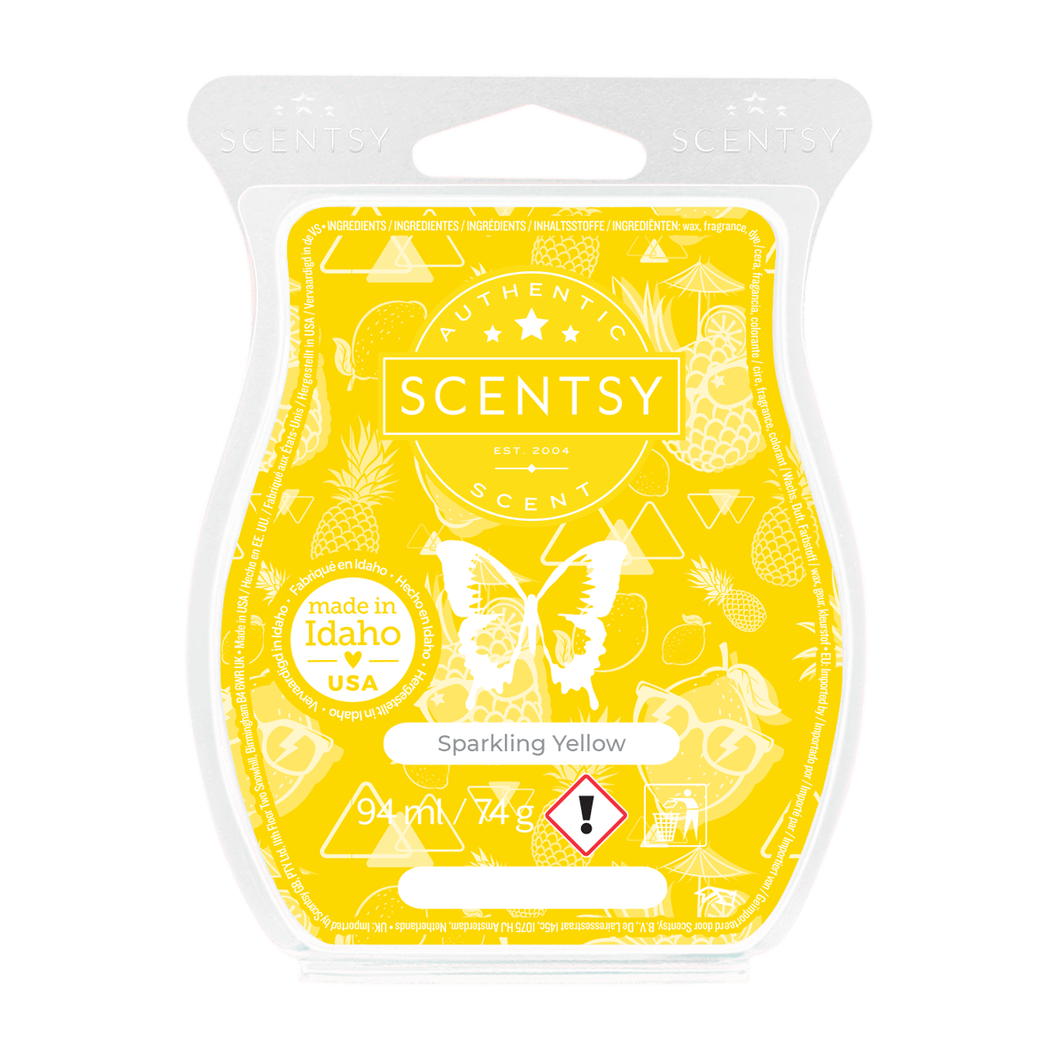 Sparkling Yellow Scentsy Bar