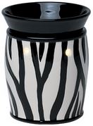 zebra deluxe scentsy WICK FREE SCENTED CANDLE warmer