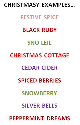 christmas fragrances scentsy