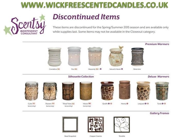 discountinued products scentsy