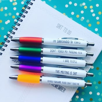 Multicolour Pack Of 5 Pens