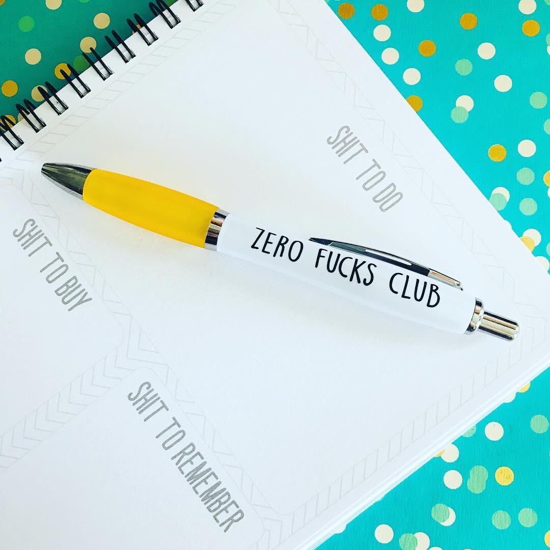Zero Fucks Pen