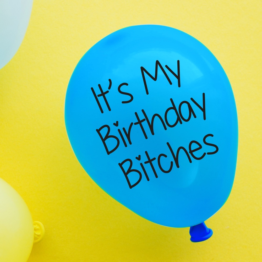 Birthday Bitches Balloon Pack Of 4