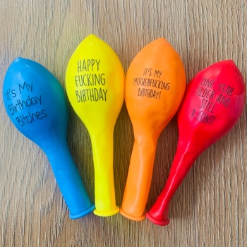 Birthday Mixed Pack Of 4 Balloons