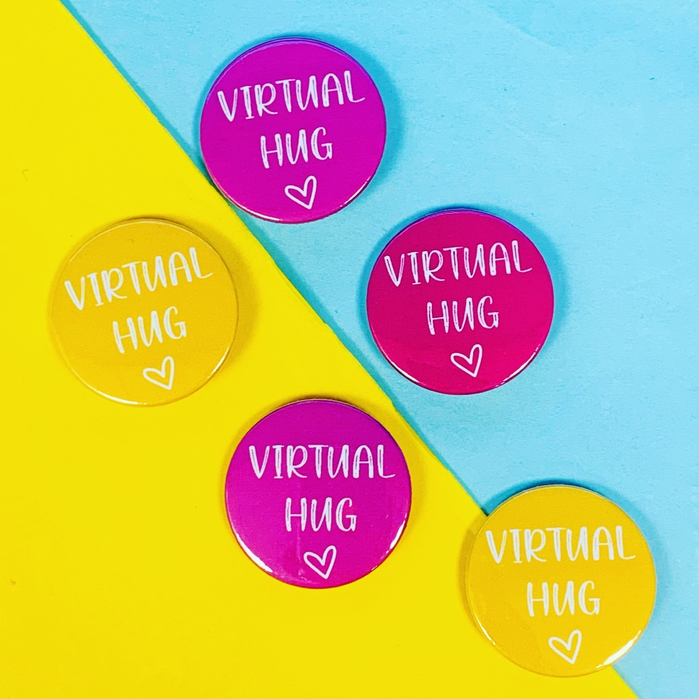 Virtual Hug Badge