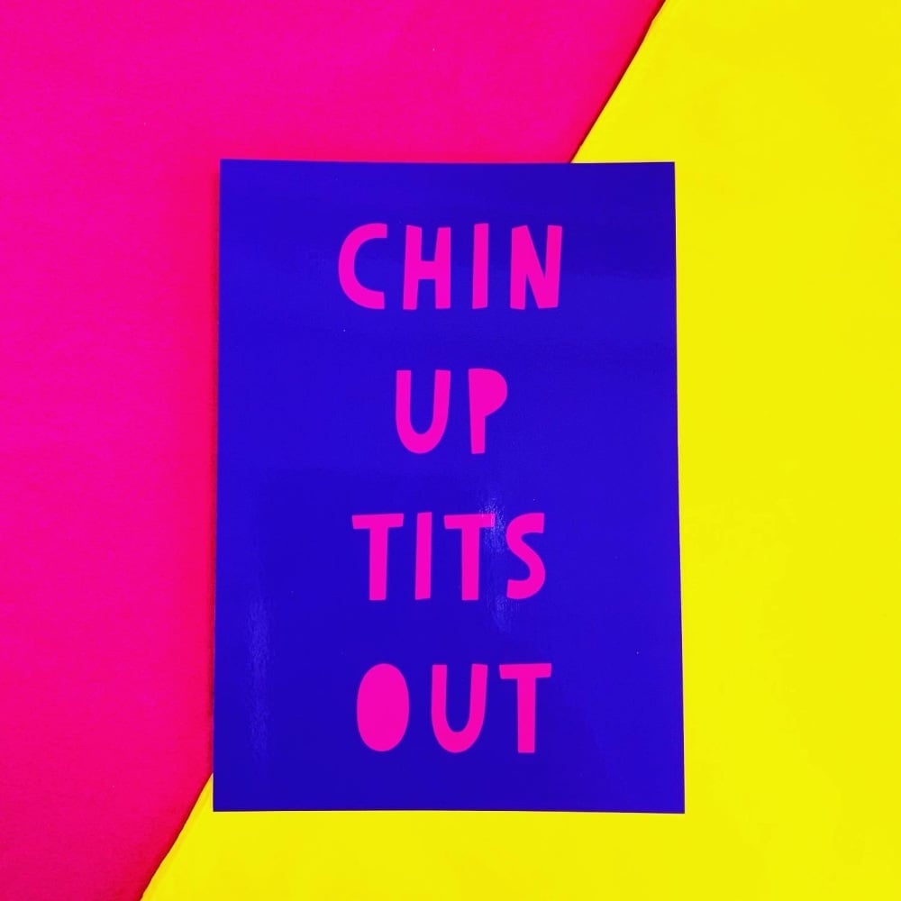 Chin Up Postcard/Print