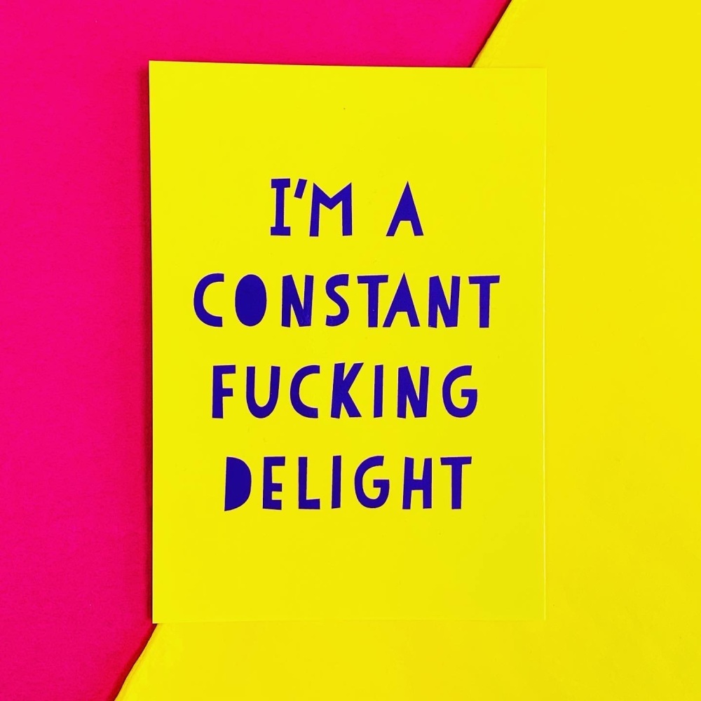 Constant Delight Postcard/Print