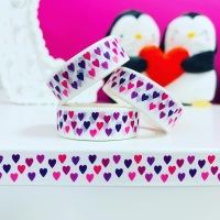 Pink & Purple Hearts  Washi Tape
