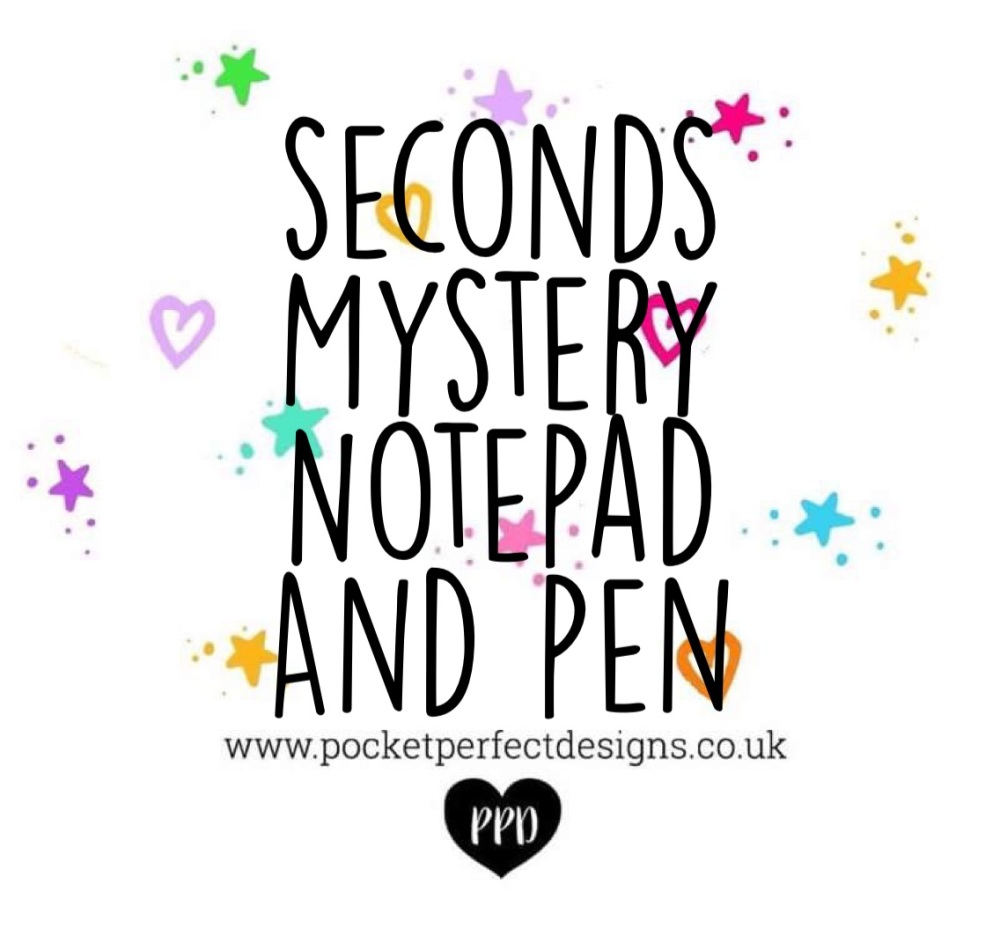Seconds Mystery Notepad & Pen 