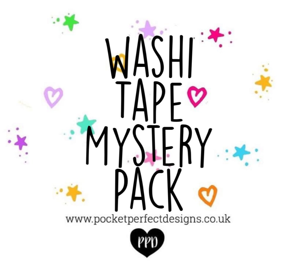 Washi Tape Mystery Pack Of 5