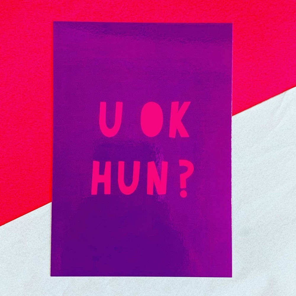 U Ok Hun? Postcard/Print