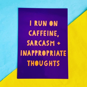 Caffeine Postcard/Print