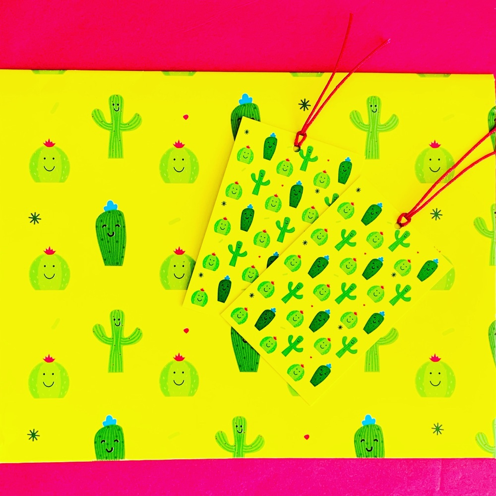 Cactus Wrap & Tags