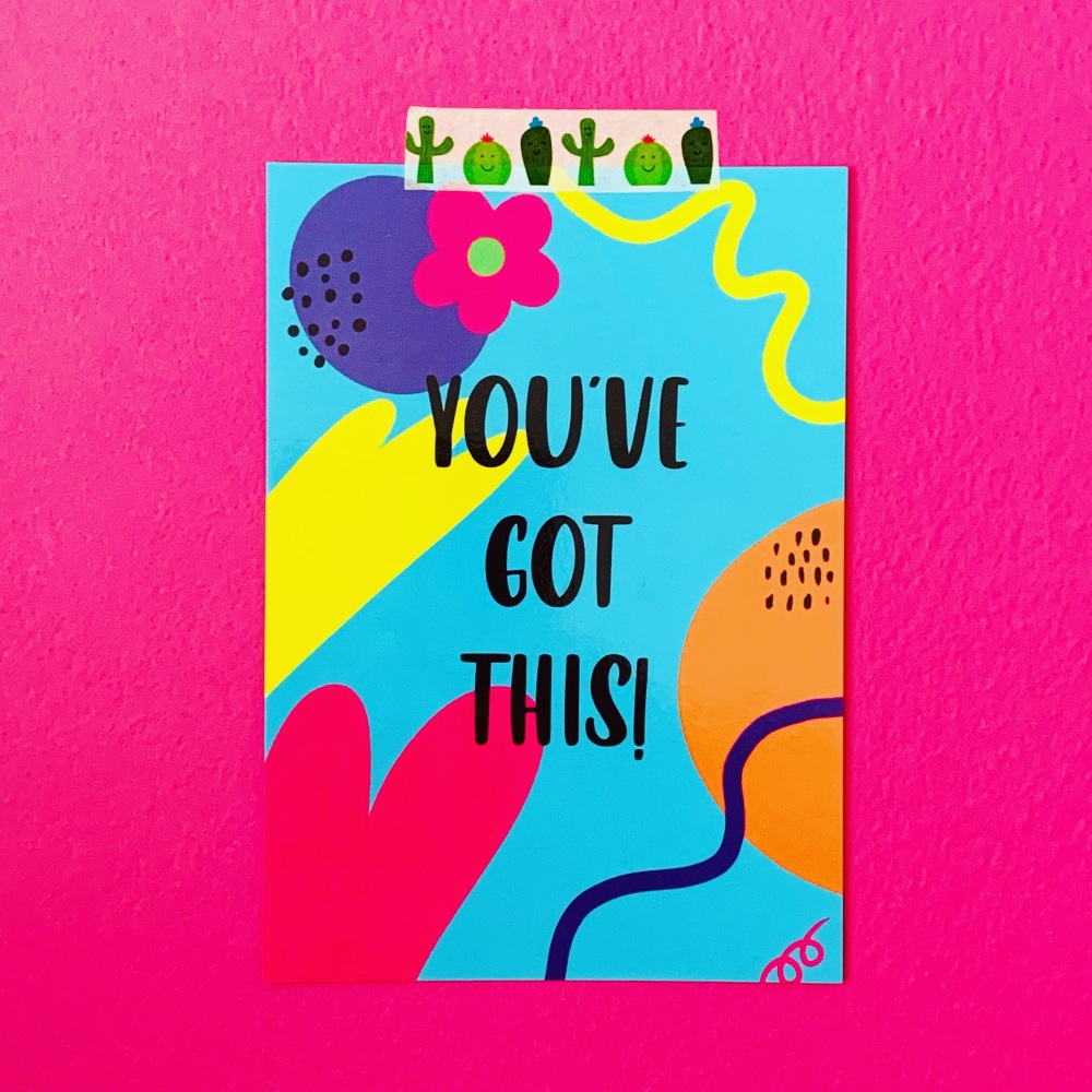 You Got This Pack Of 5 Postcards
