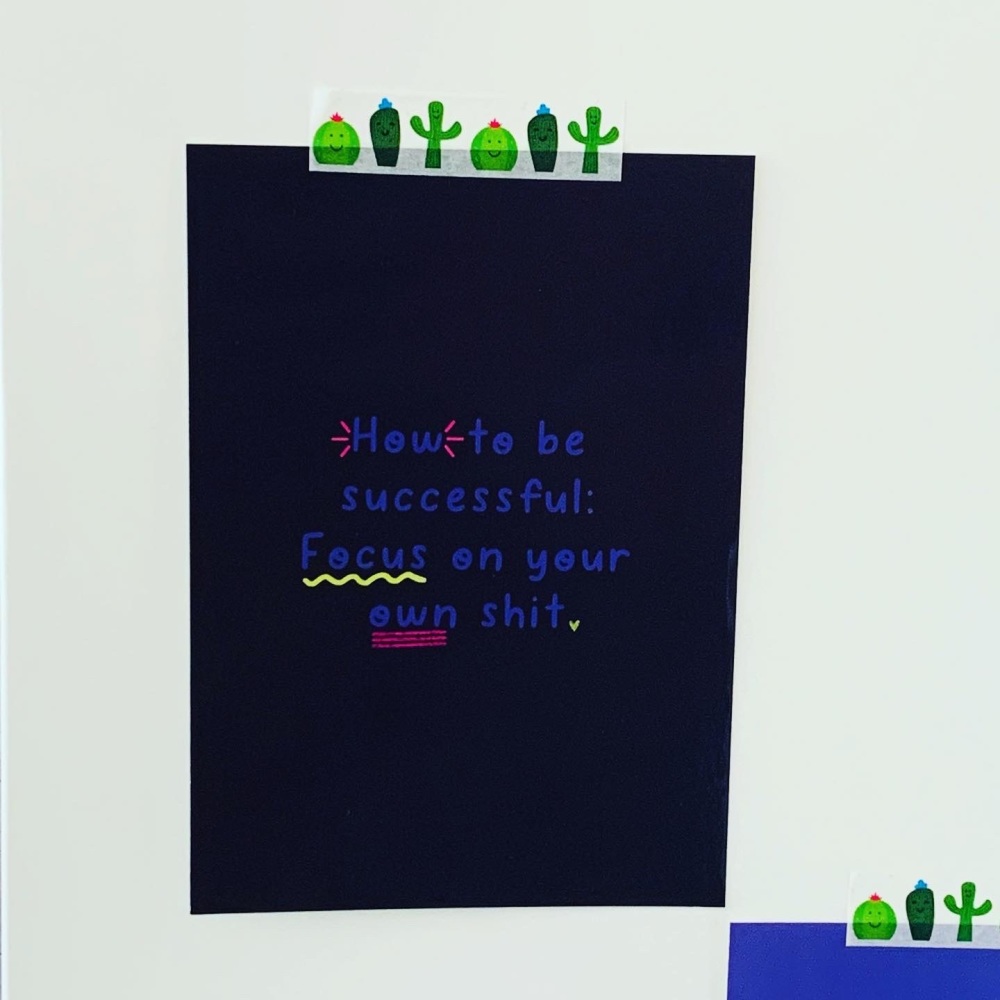 How To Be Successful Postcard/Print