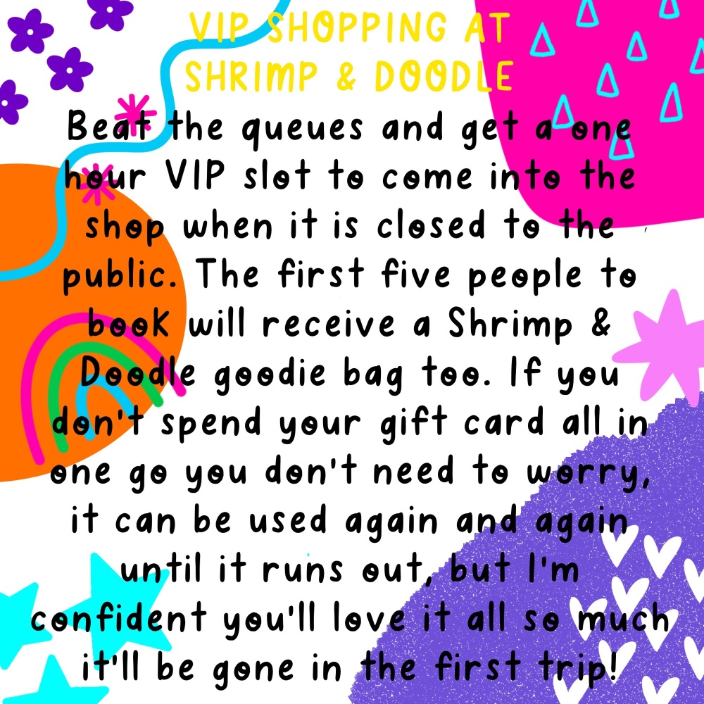 VIP Shopping At Shrimp & Doodle