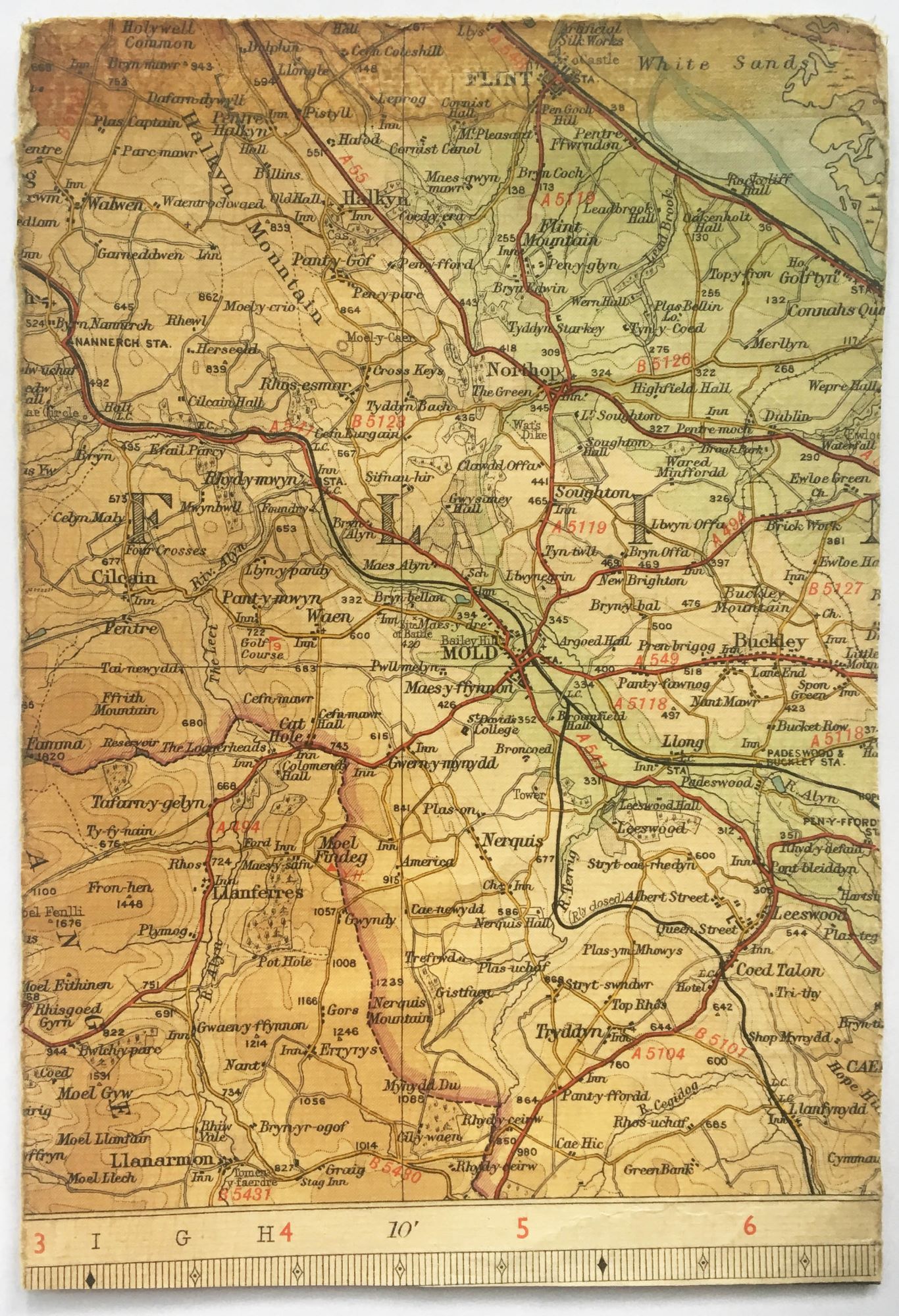 Brown / Green map