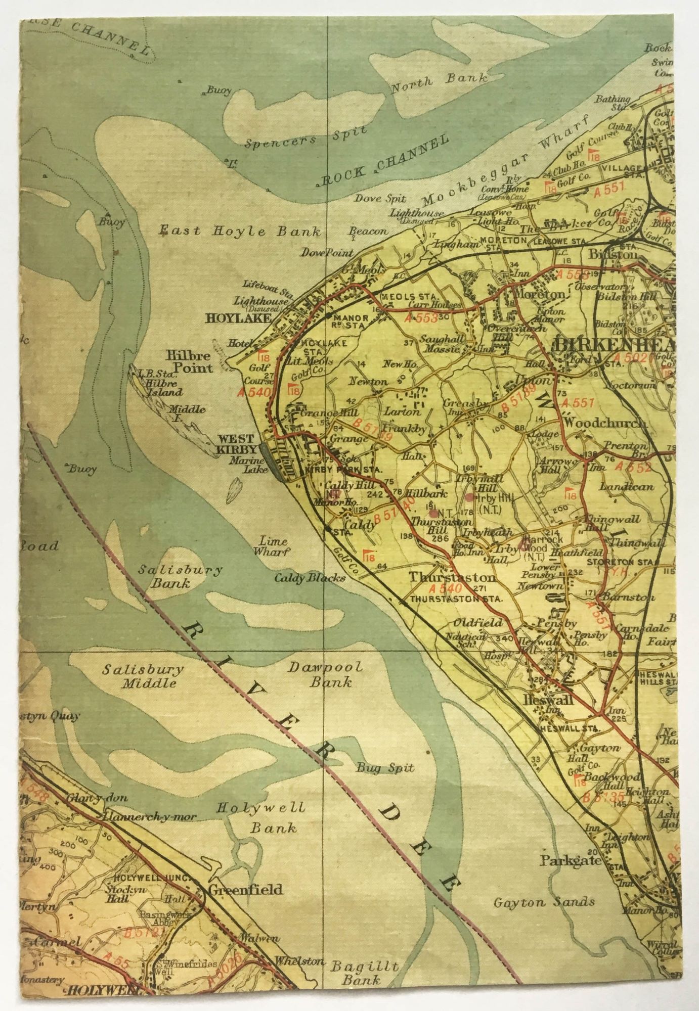 Coastline map