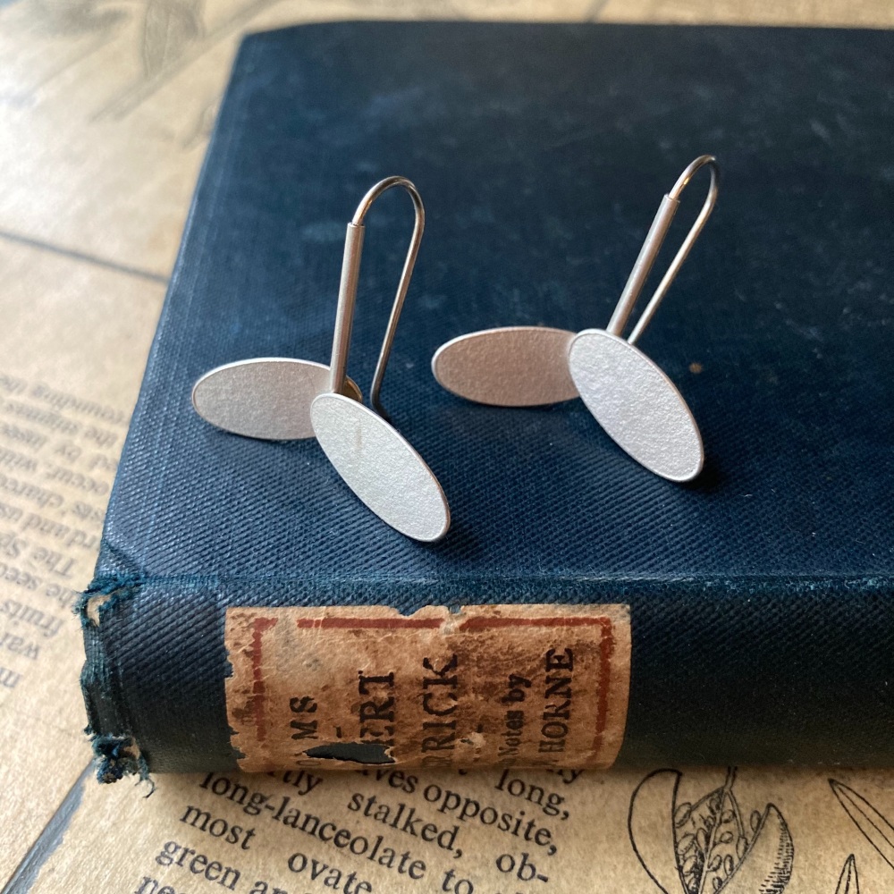 Two Ovals + Sticks Earrings
