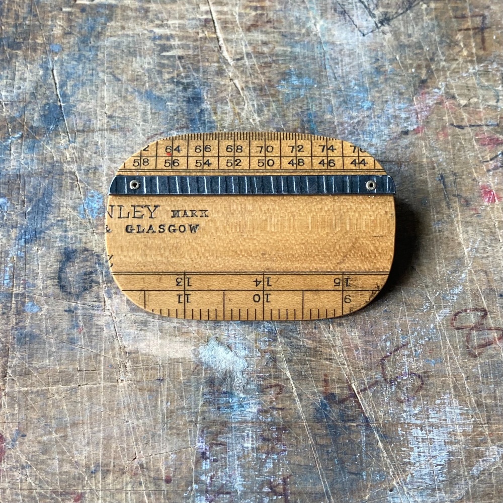 Ruler Shape Brooch