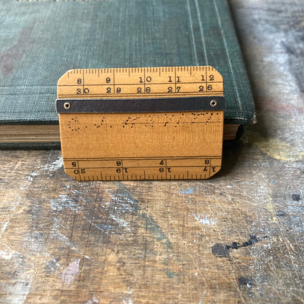 Ruler + Strip Brooch